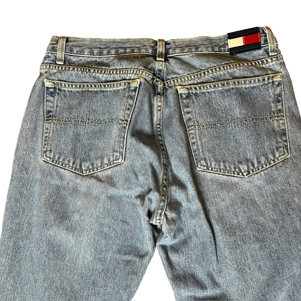 Vintage 2000 Tommy Hilfiger Light Blue Bootcut Denim Jeans - Picture 2 of 8